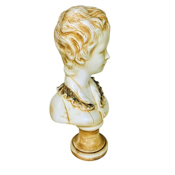 VTG 1900s Jean-Antoine Houdon "Alexandre Brongniart" Alabaster Bust Sculpture - Picture 5 of 8